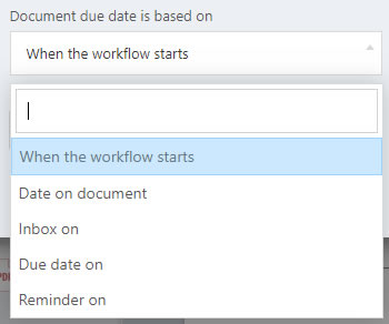 Workflow Fälligkeitsdatum basiert auf